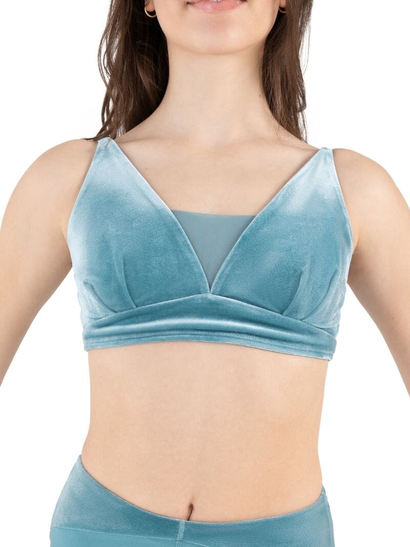 Capezio Velvet Forest Viridian Camisole Bra Top nes