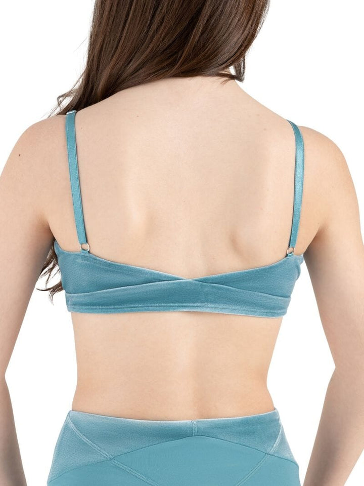Capezio Velvet Forest Viridian Camisole Bra Top nes back