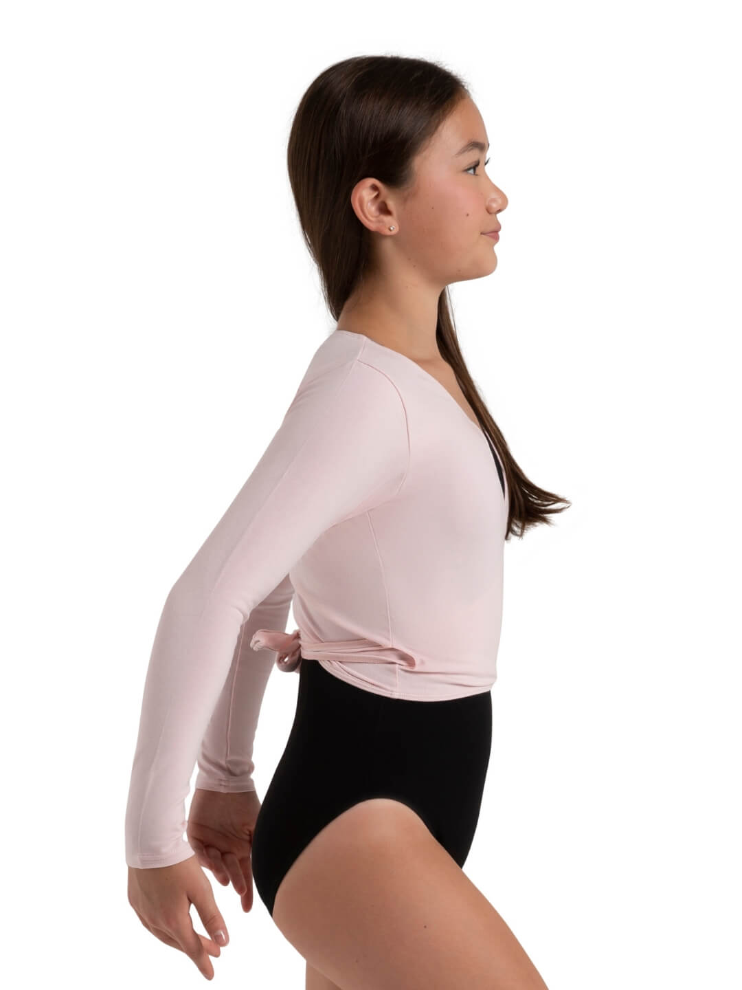 Capezio Wrap Top Girls Pink CC850C