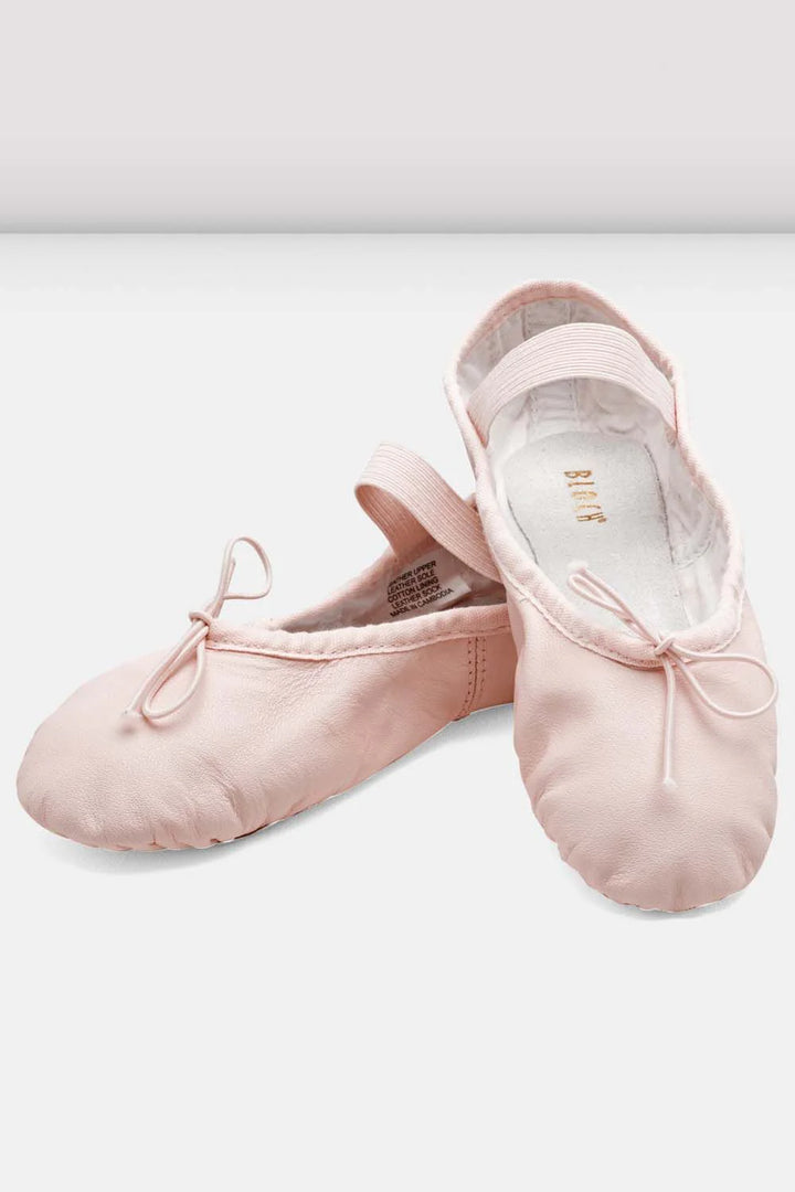 Bloch "Dansoft" Pink Leather Full Sole Ballet Shoes - Adult