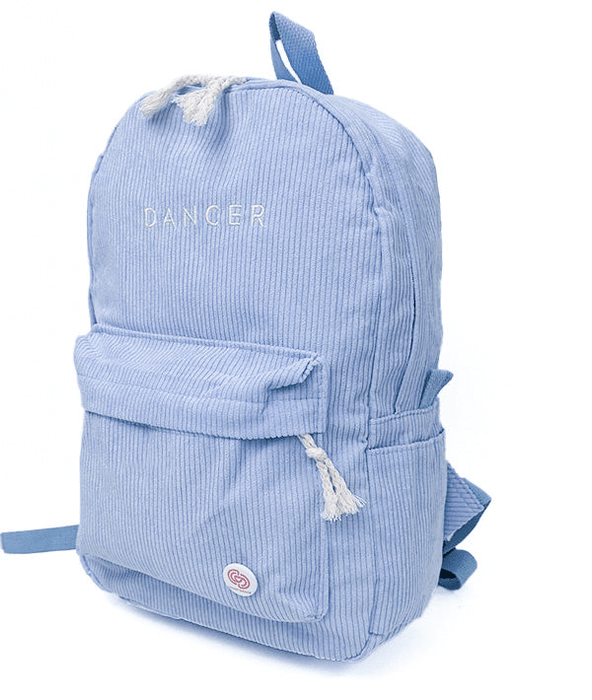 Pale blue backpack clearance