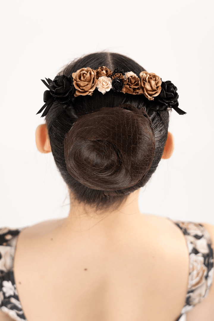 Danse De Paris A0006L Hair Blossom - Gold/Black