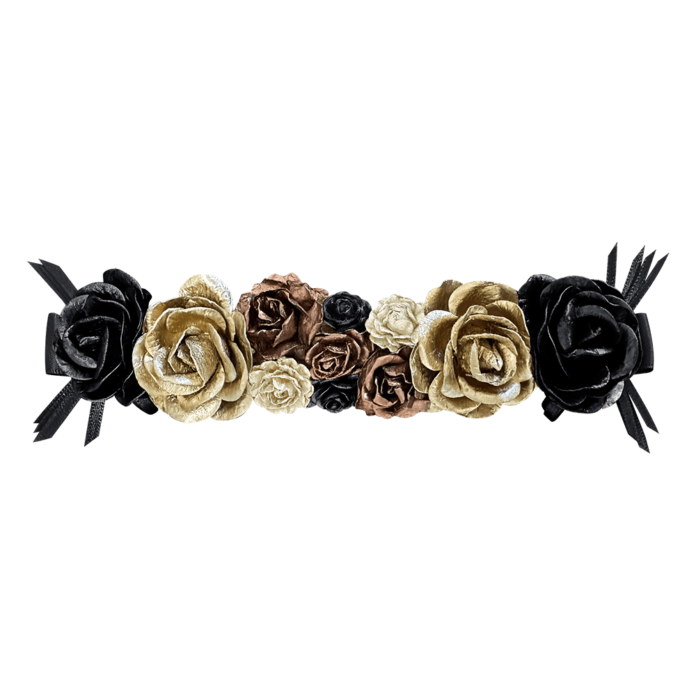 Danse De Paris A0006L Hair Blossom - Gold/Black