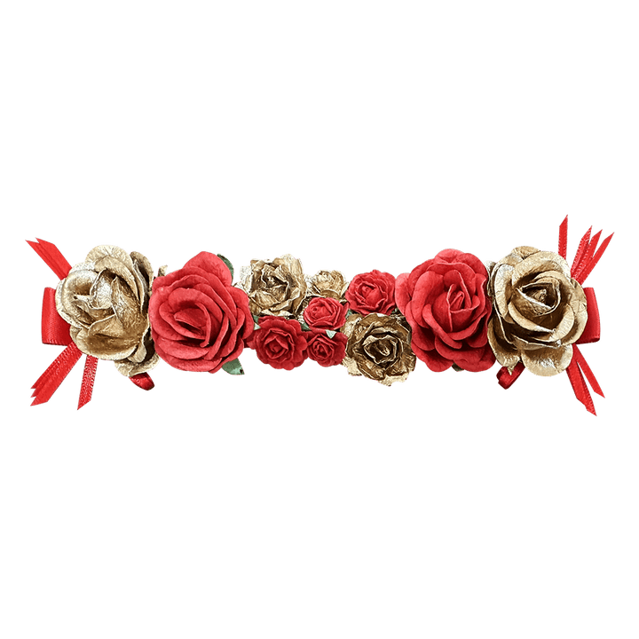 Danse De Paris A0006L Hair Blossom - Gold/Red
