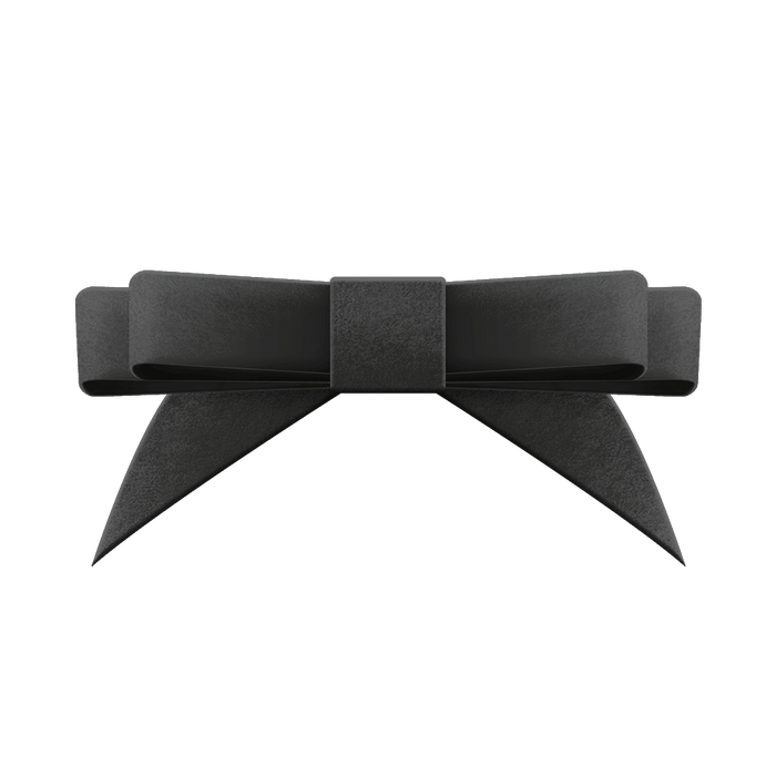 Danse De Paris A0035L Velvet Bow - Ebony