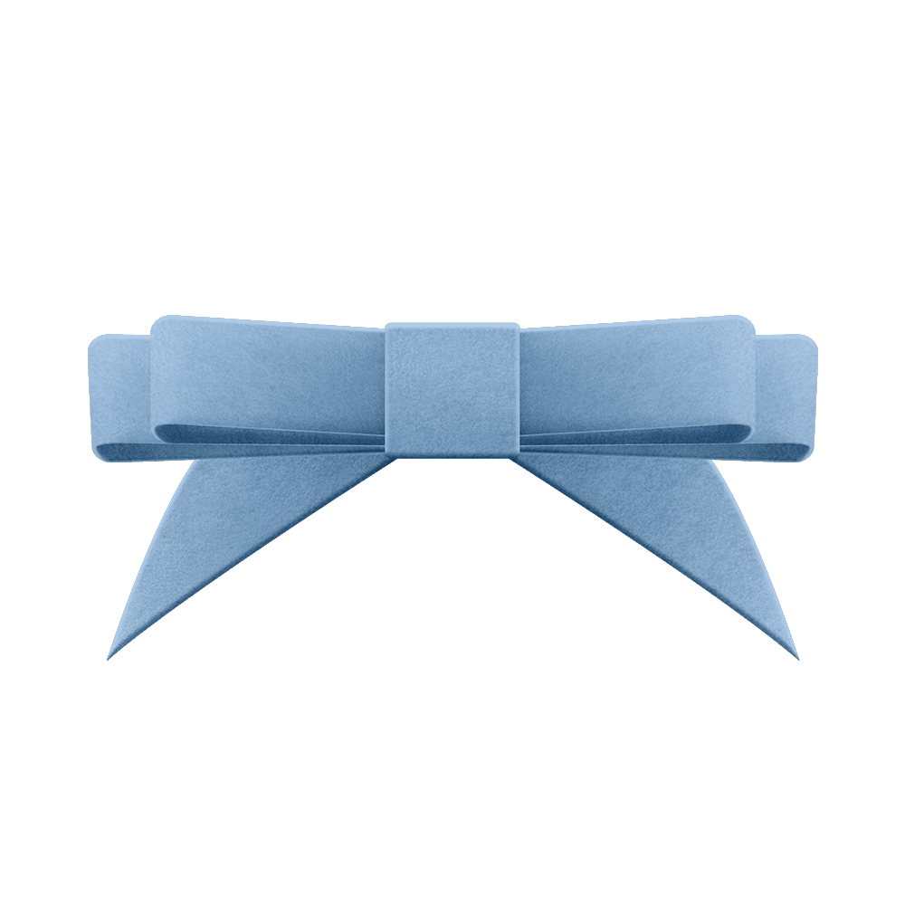 Danse De Paris A0035L Velvet Bow - Frost