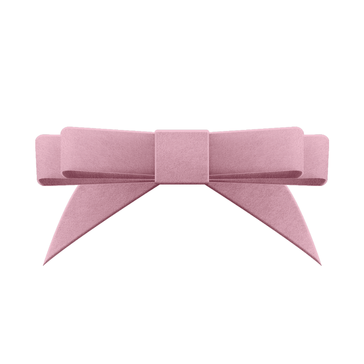Danse De Paris A0035L Velvet Bow - Pink