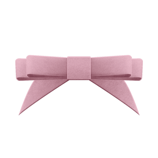 Danse De Paris A0035L Velvet Bow - Pink