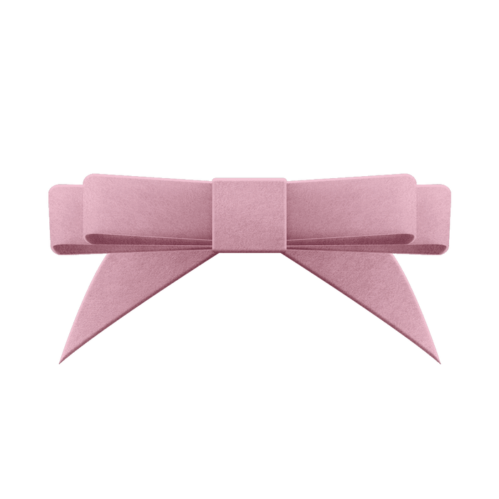 Danse De Paris A0035L Velvet Bow - Pink