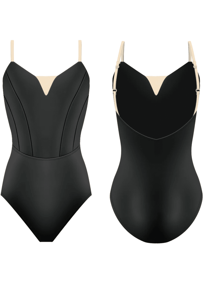 Danse De Paris Chloe Camisole Leotard Black