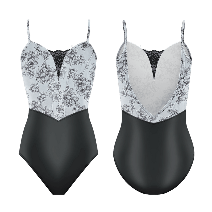 Danse De Paris Demi Antoinette Camisole Leotard - Spartine