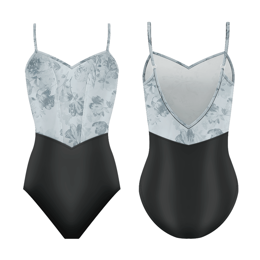 Danse De Paris Demi Jardin Camisole Leotard- Saule 