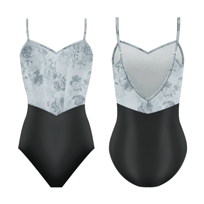 Danse De Paris Demi Jardin Camisole Leotard- Saule 