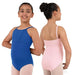 Eurotard 1001C Girls Cotton Lycra® Princess Seam to Empire Waist Camisole Leotard - Child