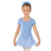 Eurotard 10467 Cotton Lycra® Short Sleeve Dance Dress - light blue