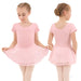 Eurotard 10467 Cotton Lycra® Short Sleeve Dance Dress - pink