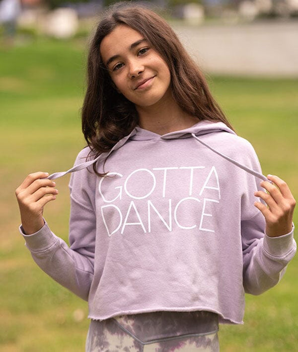 Gotta Dance Crop Hoodie
