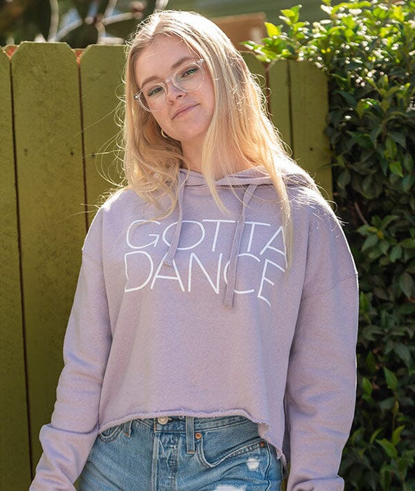 Gotta Dance Crop Hoodie