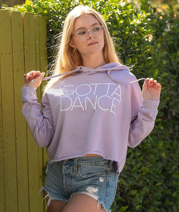 Gotta Dance Crop Hoodie