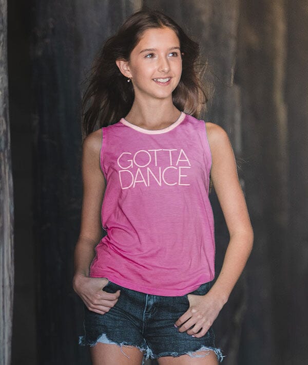Gotta Dance - Girls Twist Back Tank