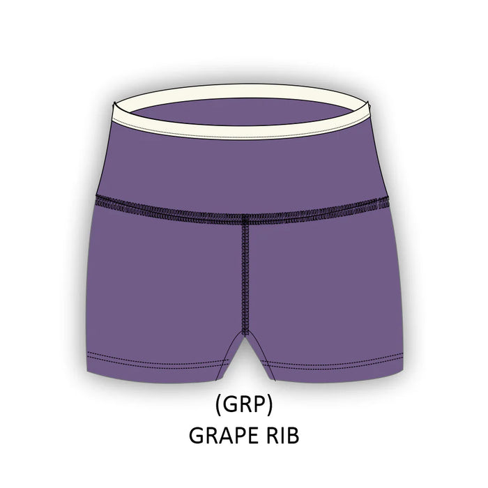 Honeycut B4201 Flame Shorts - Grape