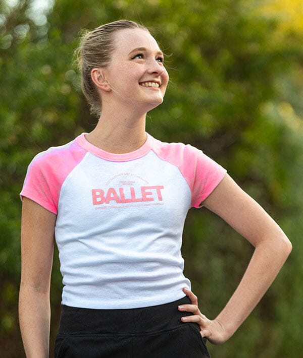 Just Another Day BALLET Raglan Tee3