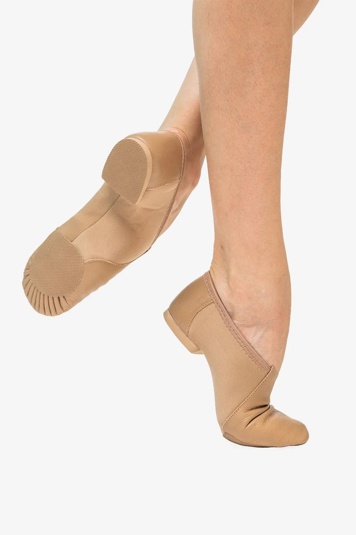 So Danca Low Cut Slip On Leather Jazz Shoe - Child