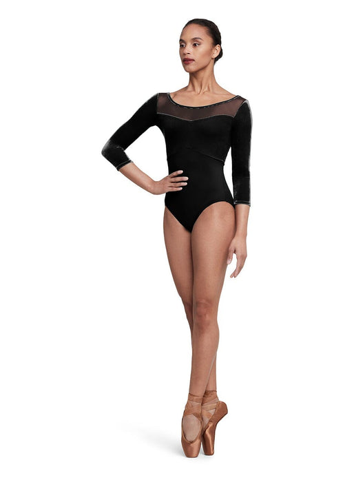 Bloch L5236 Scoop Neck 3/4 Sleeve Leotard