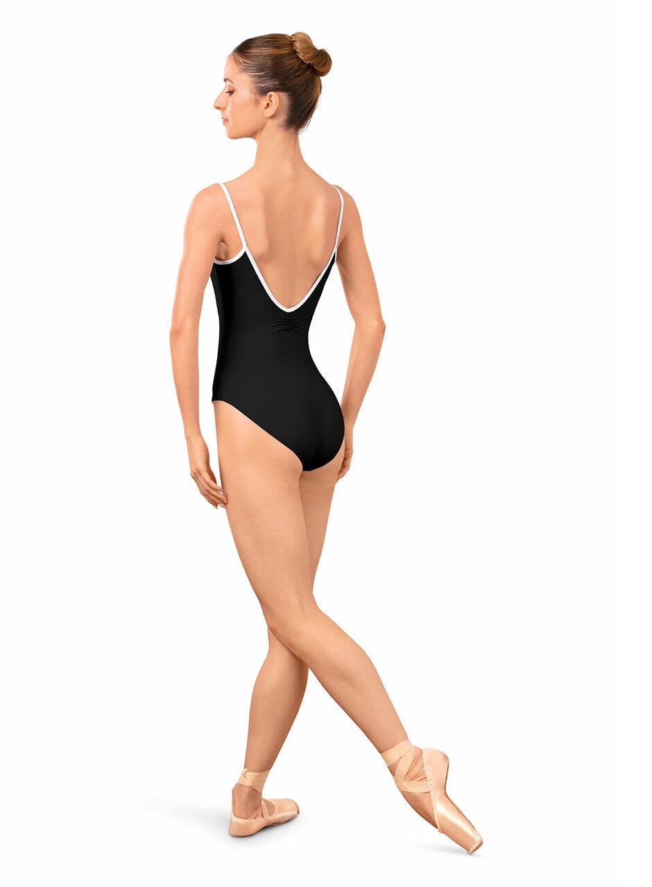Bloch Arve Deep V Camisole Leotard with Princess Seams -Closeout