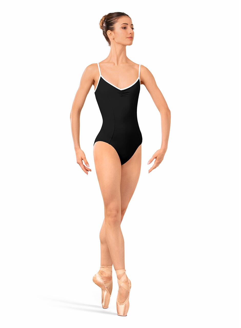 Bloch Arve Deep V Camisole Leotard with Princess Seams -Closeout