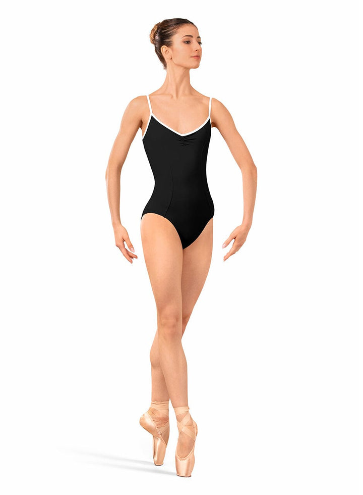 Bloch Arve Deep V Camisole Leotard with Princess Seams -Closeout