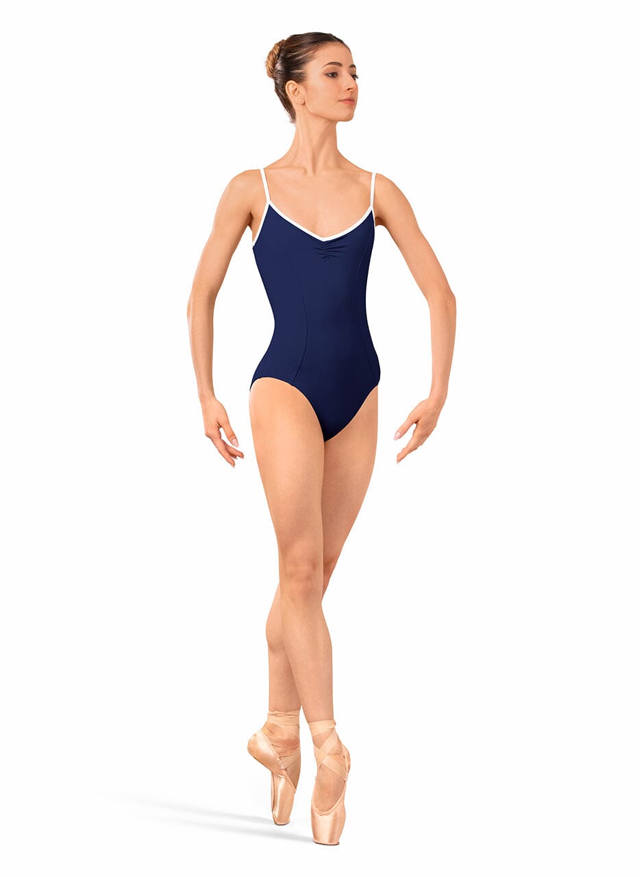 Bloch Arve Deep V Camisole Leotard with Princess Seams -Closeout