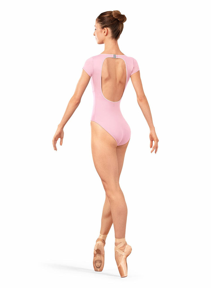 Bloch Alpheus Cap Sleeve Leotard with an Open Back -Closeout