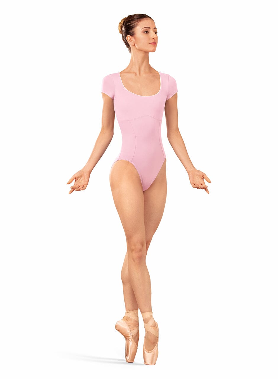 Bloch Alpheus Cap Sleeve Leotard with an Open Back -Closeout