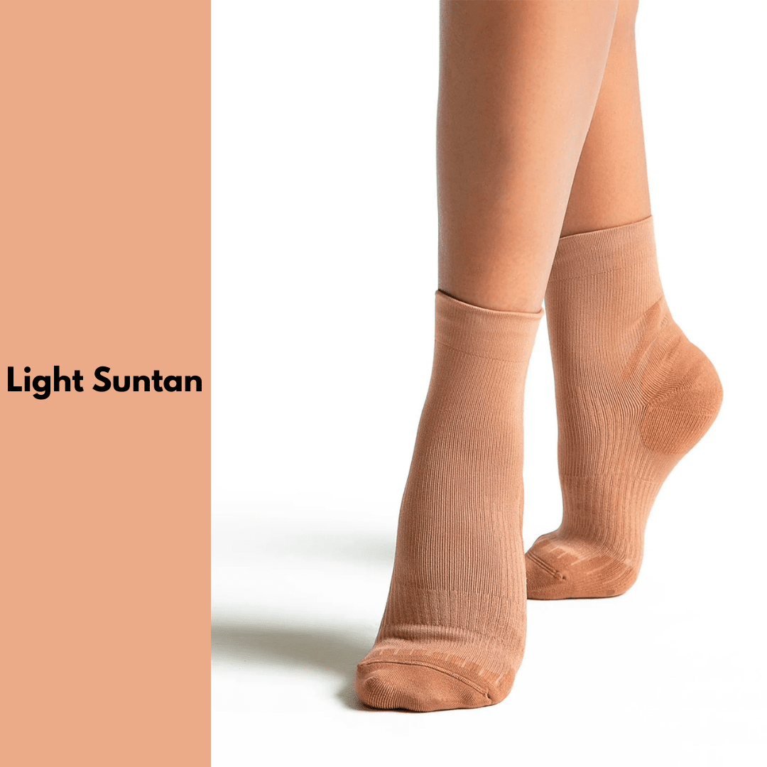 Capezio H072 Lifeknit Sox II Light Suntan