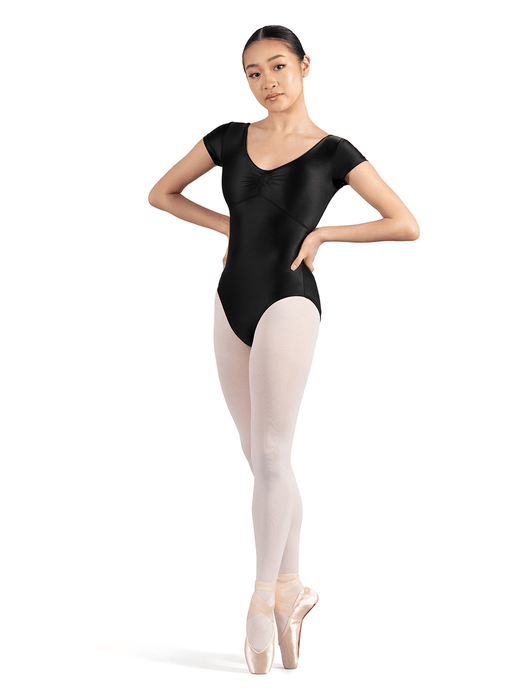 Mirella M3117LM Cap Sleeve Leotard