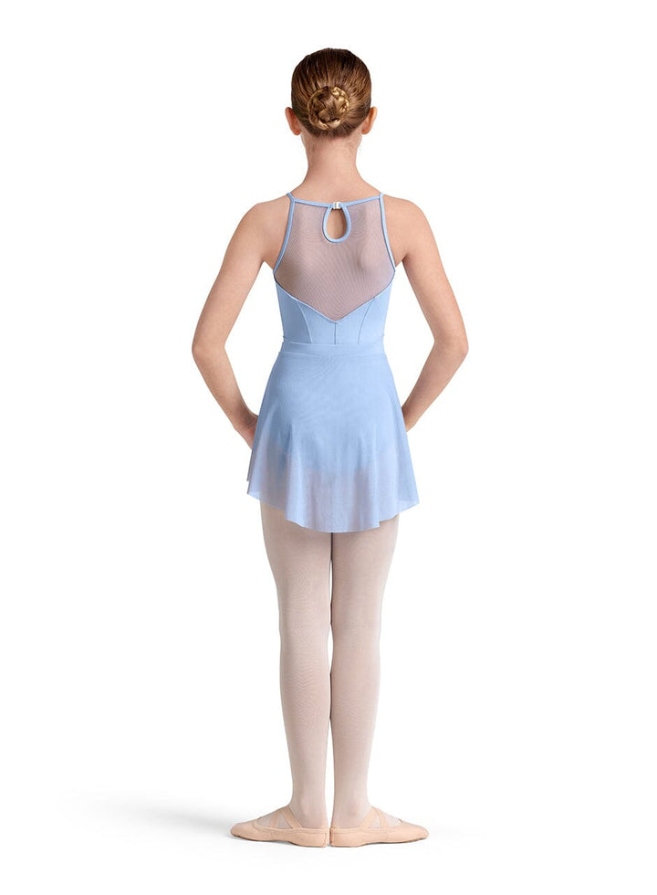 Mirella MS10002C Elastic Waist Skirt blue BACK