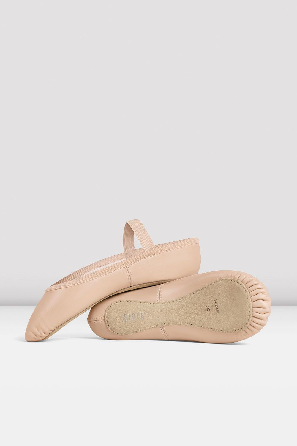 Childrens Giselle Leather Ballet Shoes - BLOCH Dance US