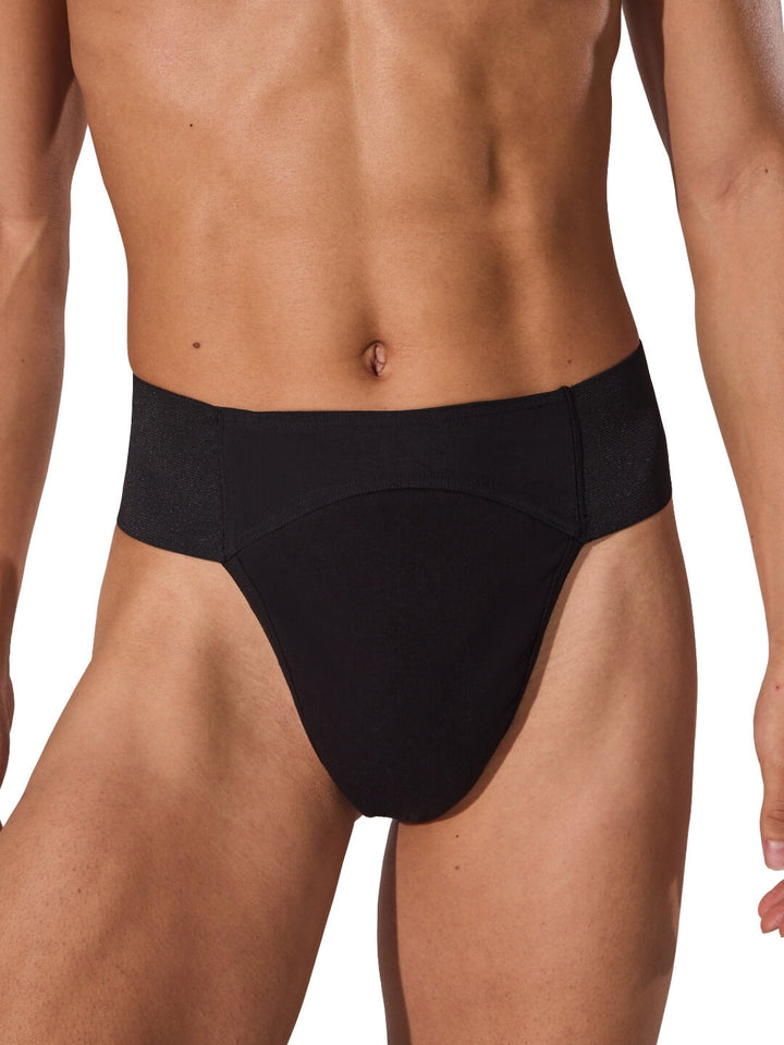 Capezio Mens Quilted Cotton Panel Thong Dance Belt
