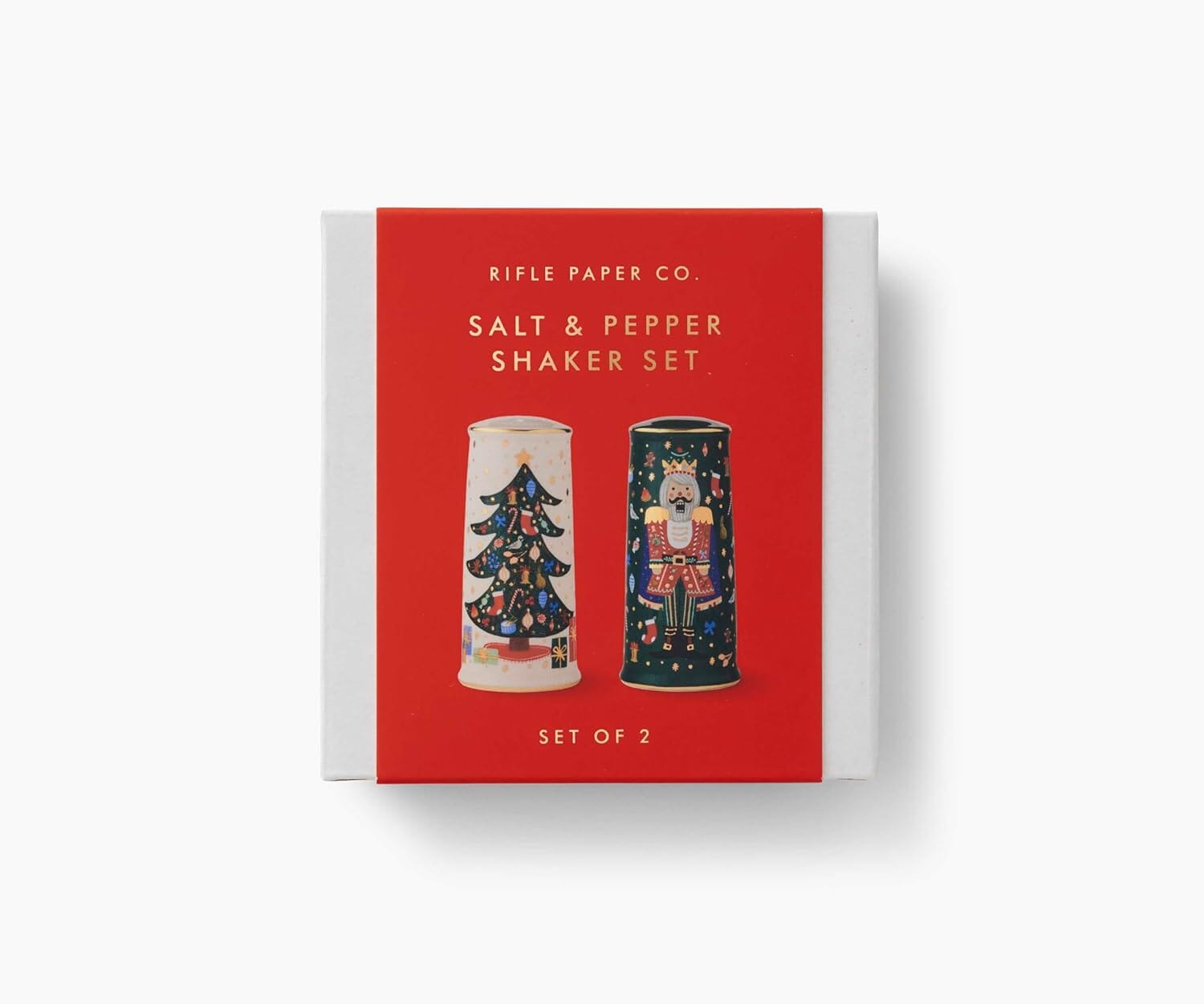 Rifle Paper Co. Nutcracker Salt & Pepper Shaker - Thumbnail 2