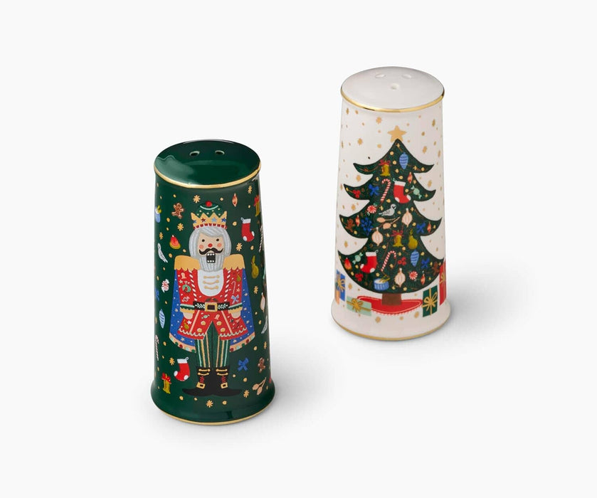 Nutcracker Salt & Pepper Shaker White & Green