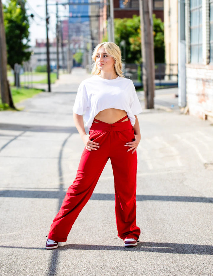 The Pregame Pant (OLL420-LPR) - Lipstick Red