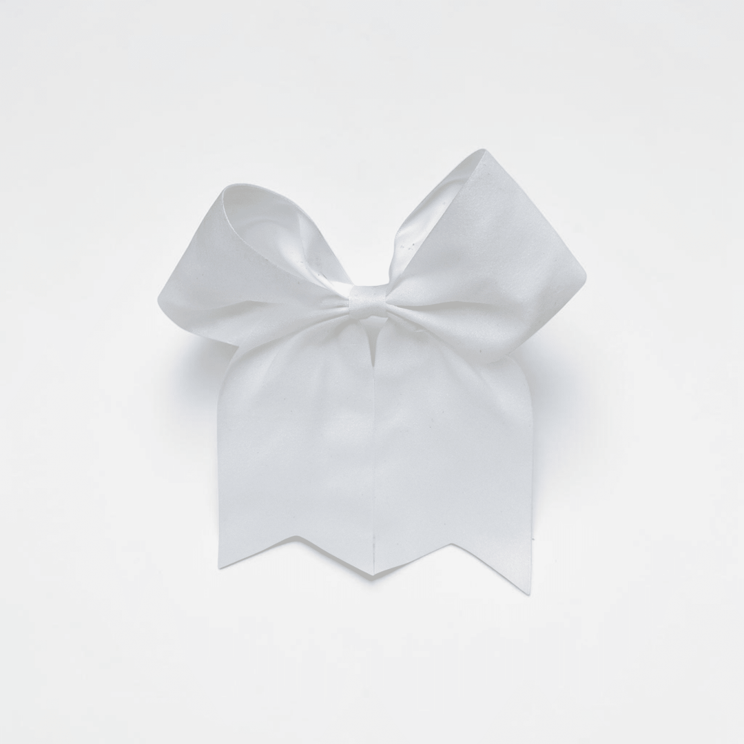 Long Tail Satin Glitter 8" Hair Bows