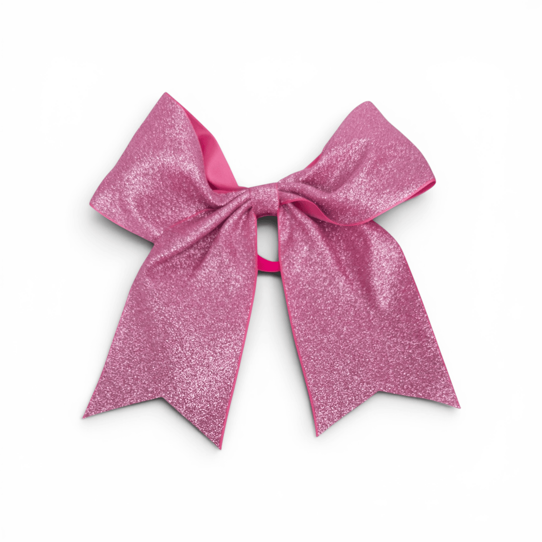 Long Tail Satin Glitter 8" Hair Bows