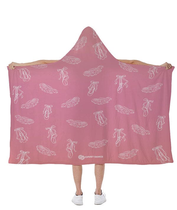 Pointe Shoes & Tutus Hooded Blanket