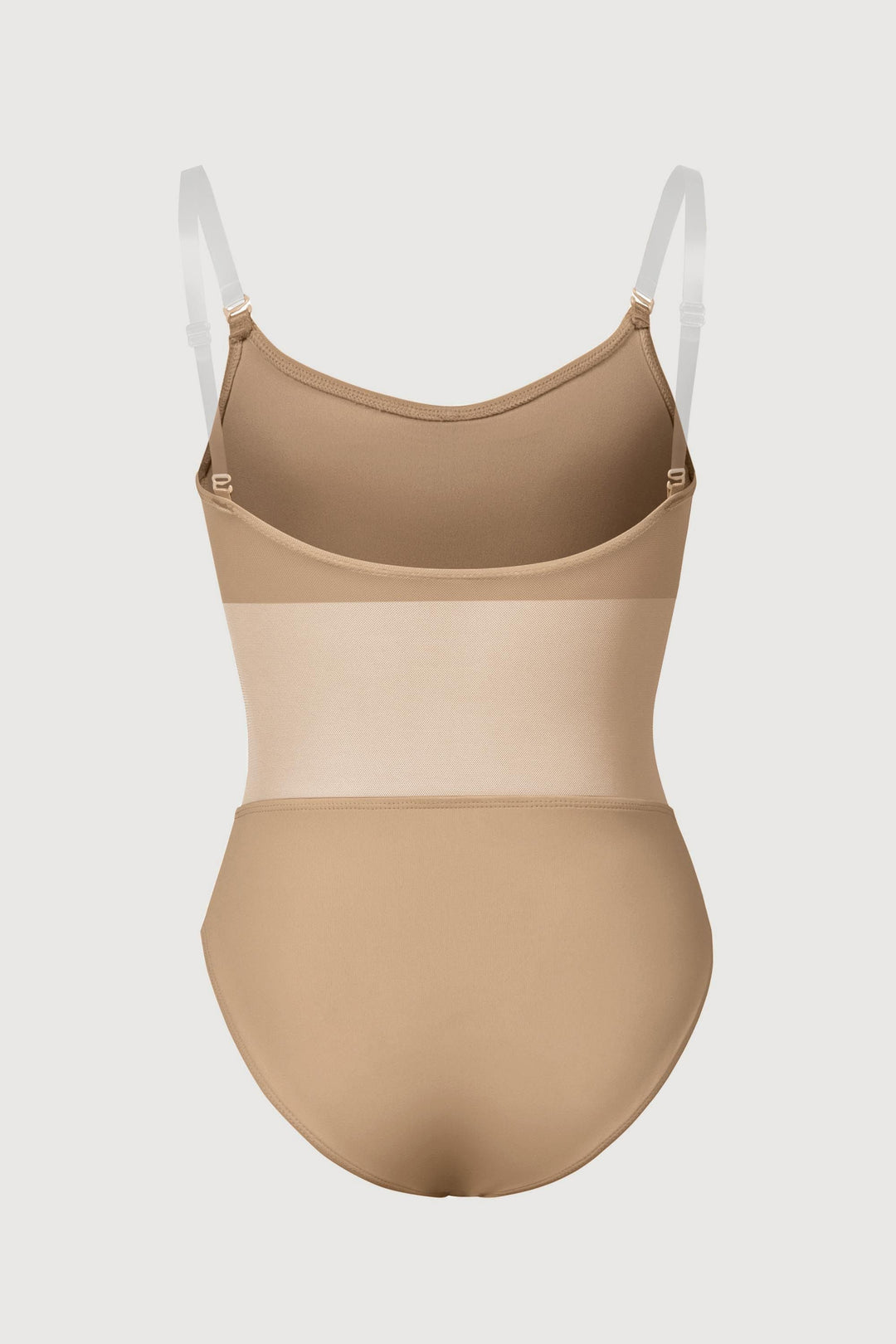Girls Sunna Mesh Panel Bodysuit - CB3387 - Tan