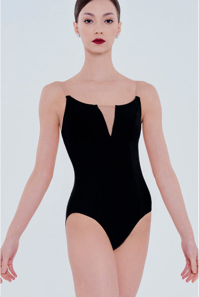 Wear Moi Ruby Mesh V-Front Camisole Leotard - Adult/Child