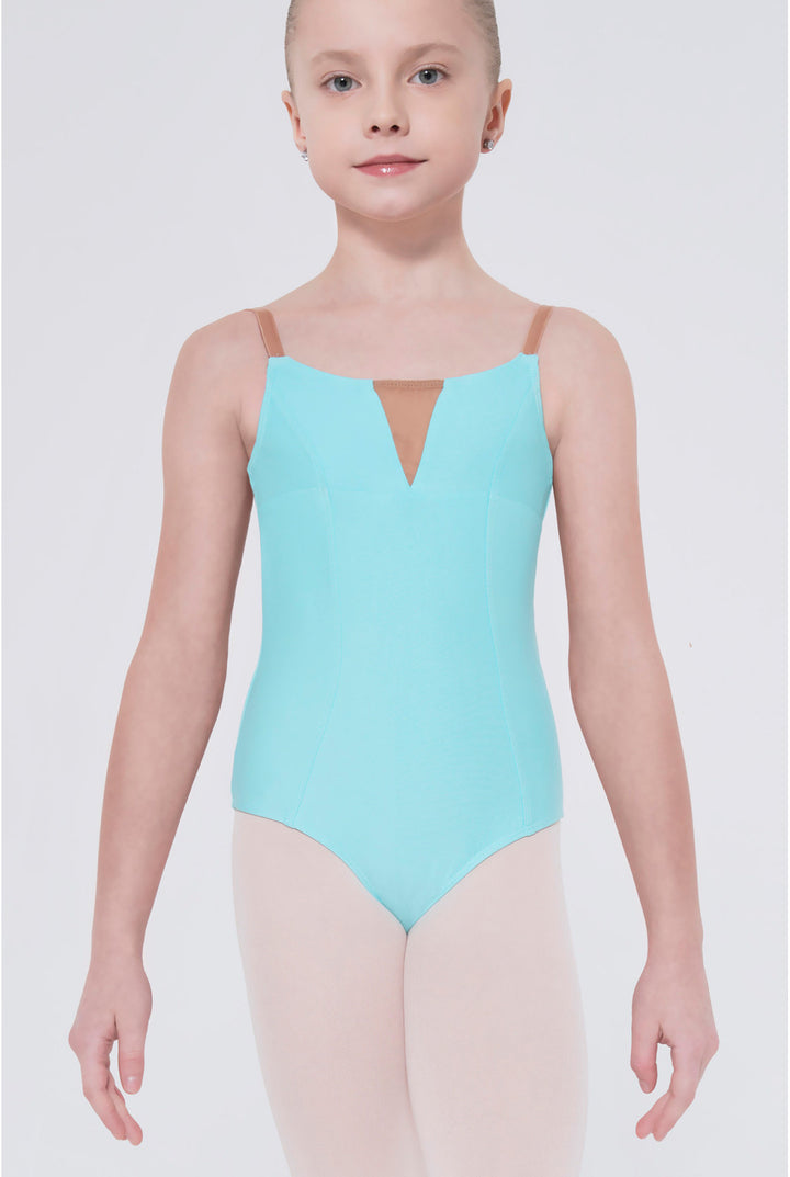 Wear Moi Ruby Mesh V-Front Camisole Leotard - Adult/Child