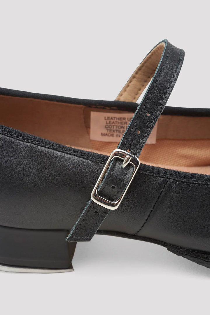 Girls Bloch Tap On Buckle Tap Shoe 1" Heel