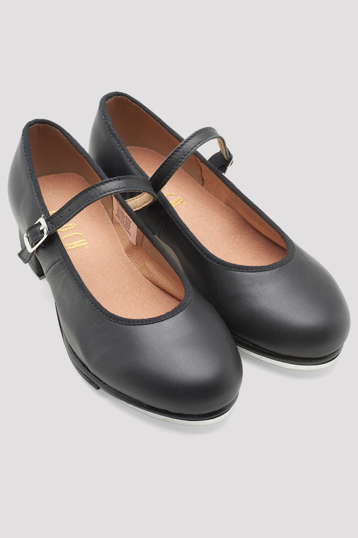 Girls Bloch Tap On Buckle Tap Shoe 1" Heel